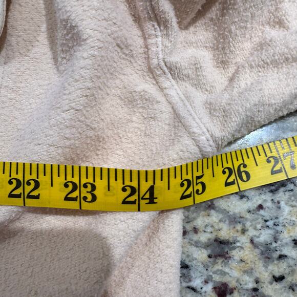 Free People We the Free Ruby Fleece Pink Cotton Shirt Jacket Size Large - Picture 7 of 8